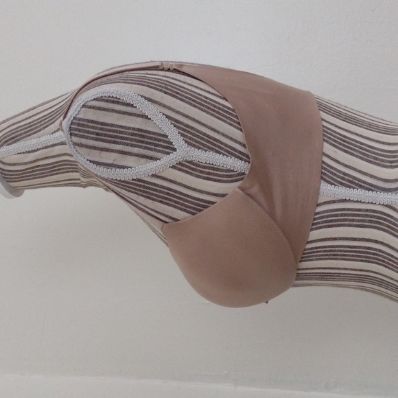 Victoria's Secret Tan Lined Demi Double Convertible Underwire Bra Size 34C - Picture 12 of 13